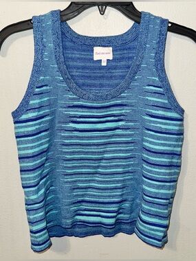 Find Me Now Blue Striped Top